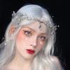 Diadema Accesorios para el Cabello Venta al por Mayor Tocado Antiguo para Mujer Moda Hanfu Sencilla Corona de Elfo Gota para Ceja Tocado Estilo Étnico