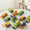 Vehículo de Ingeniería de Simulación de Aleación Excavadora Bulldozer Juguete Infantil Regalo de Cumpleaños Coche de Niño Transmisión en Vivo Educativo