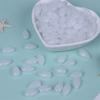 Accesorios de luna con forma de gota de agua de vidrio, directos de fábrica, joyería artesanal, cuentas sueltas, cuentas redondas, accesorios para pulseras de cuentas, venta al por mayor