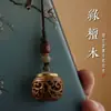 Sândalo verde requintado Corrente de celular oca Sachet Bola de incenso Pílula de incenso Incenso do Tibete Pingente portátil Usando estilo antigo Chaveiro de aromaterapia