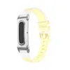 Aplicable a Google Galaxy Fitbit Air Marco de Reloj de Metal de Lujo Correa de Reloj de Silicona Transparente tipo Gelatina