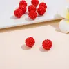 Bola de Diamante de Resina 20mm Cielo Estrellado Cuentas de Diamante DIY Joyería de Dos Colores Cuentas Sueltas Cuentas Redondas de 20mm Pulsera