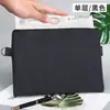 Bolsa para Archivos A5 Jerry con Doble Cierre Estudiante Lona Oxford Engrosada Bolsa para Facturas Multifuncional Logo Impreso