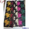 Tecido Jacquard Brocado Antigo Bordado com Fio de Ouro e Prata Tecido de Renda Brocado Africano