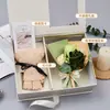 Regalo del Día de la Madre para mamá traje de peine de sándalo viejo ramo de jabón de rosas caja de regalo promoción del festival de enfermería