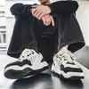 Moda de Primavera y Otoño para Hombre Nuevos Zapatos Deportivos de Nicho Zapatos Casuales para Viajes al Aire Libre Estilo Coreano de Caña Baja con Cordones Zapatos Blancos