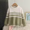 Moda de Punto para Niños Ropa Infantil 2025 Otoño e Invierno Nuevo Ropa de Punto para Niños Medianos Ropa Infantil Suéter para Niño