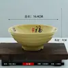 Tazón Retro para Fideos Atractor de Fortuna, Tazón para Sopa, Tazón para Fideos Caracol, Tazón Azul y Blanco, Tazón para Maquillaje Facial, Tazón para Hot Pot Picante, Tazón de Melamina para Fideos con Carne, Vajilla
