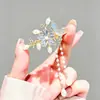 Pasador de Pelo con Borla de Mariposa Estilo Antiguo para Mujeres, Exquisito Pinza de Pato, Pinza Sencilla y de Gama Alta para Flequillo, Pasador para Cabello Suelto, Pasador Estilo Chino