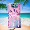 Artículo Caliente Transfronterizo 2025: Toalla de Playa del Grupo Femenino Hunter, Toalla de Baño de Fibra Ultrafina, Toalla de Terciopelo de Doble Cara de Secado Rápido, Comercio Exterior Kpop