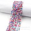 Pieza de cerámica suave al por mayor color mixto pieza de tubo con cuentas de cerámica suave 4mm cuentas de arcilla cuentas sueltas collar diy cadena para teléfono móvil material para accesorios