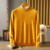Suéter 100% Cachemir Manga Larga Cuello Redondo Moderno Urbano De Grosor Medio Lujo Accesible Dobladillo en el Hombro Medio Alto Suéter de Cachemir Ropa para Hombre