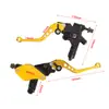Bomba de Freno Modificada para Motocicleta Todoterreno Bomba Superior de Freno de Disco CNC 7/8 22mm Hoja de Arce Manillar de Embrague Ajustable