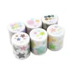 Cinta adhesiva troquelada con purpurina PET Twilight, empaque de la Serie Diaria Nublada Estrellada, pegatinas decorativas básicas con patrón de estrellas y puntos