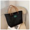 Fábrica Direta Bolsa de Lona Portátil Feminina Coreana Moda Casual Trabalho Comutador Bolsa de Ombro Bolsa Grande Bolsa de Compras Bolsa Feminina