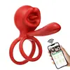 Serie de anillos vibratorios de bloqueo activo para hombres, anillo vibratorio bloqueador del prepucio, resonador para parejas, juguetes sexuales para adultos