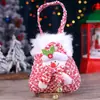 Bolsa de Regalo Navideña Bolsa de Regalo Bolsa de Dulces Bolsa de Regalo de Papá Noel Suministros Navideños Accesorios Caja de Regalo de Terciopelo Dorado