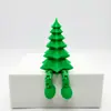 Decoraciones Navideñas y de Halloween Fantasma para Fiestas Impresas en 3D Transfronterizas con Articulaciones de Pierna Móviles, Modelo de Mini Escena