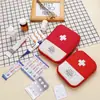 Moda Coreana Viajes al Aire Libre Portátil Bolsa Médica de Viaje Mini Portátil Bolsa de Primeros Auxilios Bolsa Médica de Emergencia para el Hogar