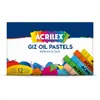 Giz pastel oleoso 12 cores pastel