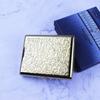 Estuche para cigarrillos de cobre puro, marca Double Gun, crisantemo dorado, doble cara, paquete de 20, estuche extendido para cigarrillos, personalidad, regalo de alta gama, venta al por mayor, generativo