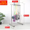 Estante Móvil para Mopa de Acero Inoxidable Estante de Piso para Escoba y Mopa Almacenamiento en Balcón Herramienta de Limpieza Metabo