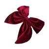 Horquilla de lazo grande de terciopelo de alta calidad estilo coreano para mujer, clip para flequillo, tocado, accesorios para el cabello, tocado, clip lateral para niña, clip superior