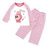 Pijama Infantil Feminino Primavera e Outono Manga Longa Conjunto Infantil Quente Desenho Animado Fofo Menina Bebê Roupas de Casa Outono