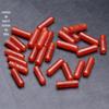 4x13mm contas tubulares de ágata vermelha antiga foscas contas barril acessórios para pulseira colar borla DIY