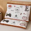 Toalhas de Travesseiro 100% Algodão para Crianças, um Par de 40X60 Absorventes de Suor, Antiderrapantes, 100% Algodão Gaze Toalhas de Travesseiro, Toalhas Capa de Travesseiro, Pequenas Toalhas de Almofada