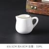 Phnom Penh Cerámica Café Taza Pequeña de Leche con Asa Cuchara de Entrenamiento para Leche Taza de Azúcar de Cerámica Tanque de Leche Taza de Café Utensilios de Soporte