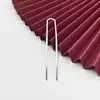 Adorno de cabeça estilo antigo grampo de cabelo em forma de U galvanoplastia eletroforética novo adorno de cabeça de noiva grampo de cabelo arqueado diy grampo de cabelo Hanfu dama flor enrolada passo balançar grampo de cabelo