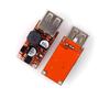 9V/12V/24V para 5V step-down carro carregamento carro 3A saída USB step-down módulo regulador de tensão vermelho
