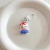 Lindo y Juguetón Colgante Llavero de Gato Kt, Encanto de Bolso Corazón Femenino, Accesorio para Mochila de Estudiante, Regalo para Mejor Amigo