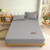 Sábanas bajeras de color sólido seleccionadas, fundas bajeras cepilladas, fundas protectoras lavables, fundas de almohada, sábanas bajeras, protectores de colchón Simmons, sábanas bajeras con estampado por calor