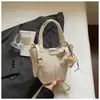 Bolso de Mano de Gran Capacidad de Moda y Sencillo, Bolso Cubo con Alto Valor Estético, Bolso Pequeño Elegante para Mujer, Nuevo Modelo 2026, Bolso de Hombro Único Cruzado