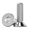 Tornillo de Cabeza Avellanada con Ranura de Flor de Ciruelo de Acero Inoxidable 304 de Cabeza Plana Gb2673 M3M4M5M Tornillo para Madera de Cola Plana No Estándar