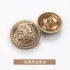 Letras de Malla Cosido a Mano Metal Estilo Chanel Abrigo Ropa Cortavientos Chaqueta Suéter Tejido Botón Botones Sentido Premium