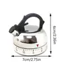 Temporizador para Aprender, Temporizador Infantil, Lembrete de Cozinha, Despertador Mecânico, Gerenciador de Tempo para Autodisciplina de Estudantes