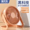 Ventilador USB Pequeno Personalizado 568 polegadas Ventilador Elétrico de Mesa de Alta Potência para Escritório e Mesas de Estudante com Motor Brushless