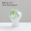 Bixuan Nuevo Producto Brotes de Primavera Casual Creativo Color Degradado Polvo Magnético Decoración de Jarrón Sala de Estar Decoración de Arreglo Floral