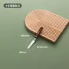 Ferramentas de Confeitaria 15cm 20cm 25cm Cabo de Madeira Aço Inoxidável Curvo Espátula para Manteiga Raspador de Bolo Faca de Beijo Faca de Decoração