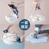 Conjunto de Três Peças de Prendedores de Tigela, Prendedores Anti-Escaldantes, Utensílios de Cozinha, Prendedores de Tigela, Prendedores de Prato, Prendedores de Prato para Legumes no Vapor, Antiderrapantes e Anti-Escaldantes