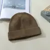 Gorros de Lana, Gorros de Punto para Otoño e Invierno, Gorros de Marca de Moda para Hombres y Mujeres Estilo Piel de Melón, Estilo Coreano, Estilo Japonés, Gorros a Prueba de Frío y Cálidos, Procesados y Personalizados