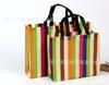 Bolsas de Tote Rayadas No Tejidas Termoselladas, Bolsas de Tote de Tienda de Ropa de Alta Gama, Bolsas Ecológicas para Ropa en Stock, Bolsas de Regalo al por Mayor