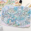 Zoo de Arte em Papel Série Canção dos Sonhos Miniatura Adesivos de Cena em Miniatura Cena Criativa Adesivos DIY