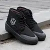Zapatos de liberación de caña alta con forro polar, zapatos de goma gruesos y cálidos para hombres, zapatos de seguridad para trabajadores migrantes, zapatos de algodón resistentes al desgaste, botas de nieve al por mayor