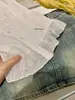 WGWE9507 Ropa de Mujer de las Trece Líneas de Guangzhou 2026 Nueva Blusa de Manga Corta con Adorno de Encaje para Ceñir la Cintura para Verano