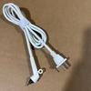Cable de alimentación para rizador estándar nacional, cola giratoria grande con gancho para la oreja, enchufe doméstico para secador de pelo giratorio de 360 grados