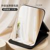 Espejo de Maquillaje Plegable Grande Portátil Moderno de Aspecto Elegante para Dormitorio de Chicas Tocador Escritorio Espejo de Escritorio para el Hogar